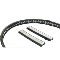 Joint d'étanchéité flexible en butyl et silicone pour portes vitrées doubles - Conception industrielle à visser