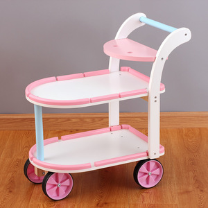 Deluxe Houten Alsof Play Ijs Cake Snijset En Medische Trolley Simulatie Keuken Dokter Speelgoed - Product Image 2