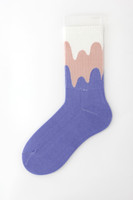 Chaussettes de créateur en coton à rayures et motifs géométriques, couleurs unies, Offre Spéciale
