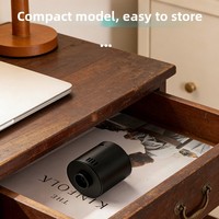 Mini Pompe à Vide Électrique Sans Fil 1300mAh Batterie 25W 3500Pa Aspiration Durable Adaptateur de Valve de Stockage Matériau Plastique Maison Voyage
