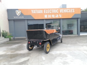 Voiture de golf vintage à batterie lithium, 5 places, batterie 48V, autonomie 100 km, véhicule touristique - Product Image 6