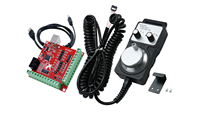 Kit de volant CNC 4 axes avec carte d'interface MACH3, câble USB et contrôleur manuel MPG pour routeur et fraiseuse CNC - Stock Brésil