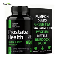 Formule de santé Capsules pour la prostate des hommes - Vegan Saw Palmetto 60 comprimés pour la santé des hommes adultes