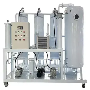 Mini black diesel decolonization recycling hydraulic oil filtration purifier machine
