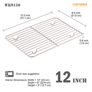 Non-stick PFOA Free Eco-Friendly LFGB Certified <strong>Oven</strong> Baking Cooling Steel <strong>Wire</strong> <strong>Rack</strong> - Product Image 6
