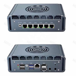 12th Gen 6-Port Mini PC Router lõi I3-1215U I5-1245U I7-1265U đa-os công nghiệp-lớp Mạng giám sát/NAS cổng DC 12V - Product Image 1