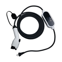 Nouveau chargeur EV portable SAE J1772 Type 2 16A réglable NEMA 6-20P en alliage d'aluminium avec protection IP65