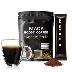 Organic ginseng maca instant coffee tongkat ali maca energy coffee strong tongkat ali maca energy coffee for men