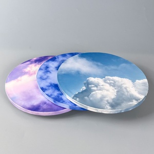 Plateau à gâteau rond en carton ondulé blanc SunShine, base pour gâteau d'anniversaire, plateau rond de 6, 8, 10, 12 pouces, carton imperméable - Product Image 1