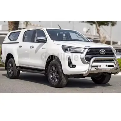 Excellent Used 2022-2024 TOYOTA HILUX DC HARDTOP CANOPY 2.4D AT 4X4 WHITE PICKUPS cars lhd rhd cars transport READY FOR PICKUP