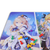 Tapis de souris personnalisé de grande taille avec base en caoutchouc antidérapante pour ordinateur de bureau et consoles de jeu, impression par sublimation en gros