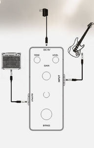 Pedal de Música Caline Tremolo Naranja de Aleación de Aluminio para Guitarra Eléctrica - Product Image 6