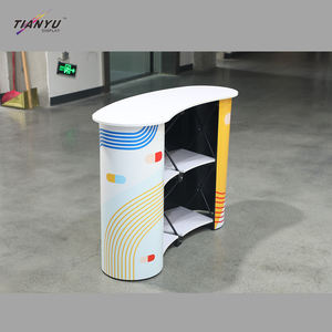 Mur d'Exposition Portable <span class=keywords><strong>Pop</strong></span>-Up avec Éclairage LED, Stand d'Exposition Magnétique <span class=keywords><strong>Pop</strong></span>-Up avec Étagères 10x10 - Product Image 6