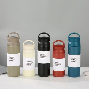 Custom Logo Modern Portable Double Wall Insulated 304 Stainless Steel <b>Thermos</b> Cup 350ml/500ml Capacity 6-12 Hours Thermal - Product Image 2