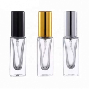 New Luxury 5ml Refillable <b>Mini</b> Transparent Perfume Spray Glass <b>Bottle</b> Portable Spray <b>Bottle</b> With Gold Cap - Product Image 2