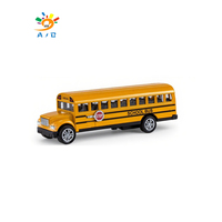 Modelo de Juguete Educativo AJB de Taxi y Autobús de Aleación de Metal a Escala para Niños en Formato Diecast