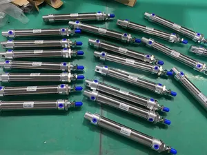 Customized Bore 32mm Stroke 50mm MA Series Double Acting Stainless Steel Mini Pneumatic Cylinder