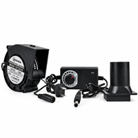 Ventilateur Soufflant Centrifuge DC 12V 6.00A WKH1012UH avec Contrôleur de Vitesse, 97x97x33mm, 8000 tr/min, Haute Vitesse, pour Barbecue