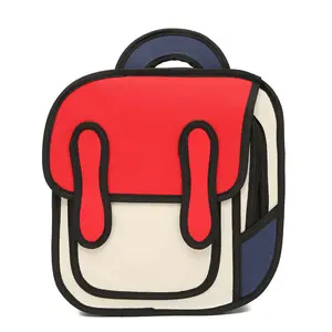 Школьники, 3d Комиксы, повседневный рюкзак, двухмерный рюкзак, школьные сумки, 3d рюкзак
