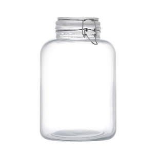 Hiện Đại Trong Suốt 200Ml Thân Thiện Với Môi Thực Phẩm Lưu Trữ Container Tay Thổi Lọ Thủy Tinh Nắp Nhựa Nhà Bếp Hàng Khô Hạt Dễ Dàng - Product Image 6