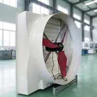 Ventilateur d'extraction en fibre de verre FRP résistant à la corrosion électrique, à pression négative, pour fermes avicoles, disponible en OEM, directement