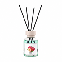 Diffuseur à bâtonnets 130 ml – Ensemble de luxe aux huiles essentielles naturelles, parfum longue durée pour la maison, la chambre et le bureau – Désodorisant d'ambiance