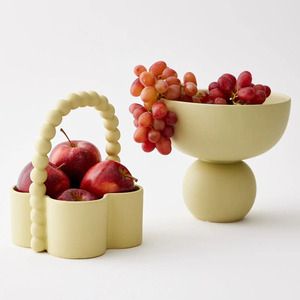 Panier à fruits en <span class=keywords><strong>porcelaine</strong></span> robuste et durable de haute qualité bol classique Design moderne ensemble de service alimentaire jetable pour les fêtes mariages - Product Image 1