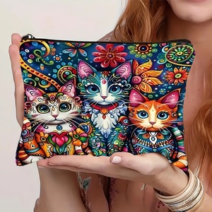 Bolsa de cosméticos Organizador de maquillaje Bolsa de herramientas Lindo regalo personalizado ecológico para mujeres - Product Image 1