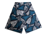 Tissu africain traditionnel batik double face 100 % coton, imprimé wax africain, 6 yards, pour vêtements et décoration intérieure