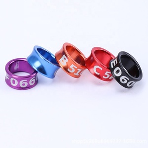 Hete Verkopende Kleurrijke Glazen Legering Duif Voetband Ring - Product Image 3