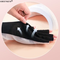 Gants de protection anti-UV GREENKEM, gants sans doigts pour manucure, art des ongles, lampe LED, sécheuse à ongles, protection contre les radiations, gants pour ongles