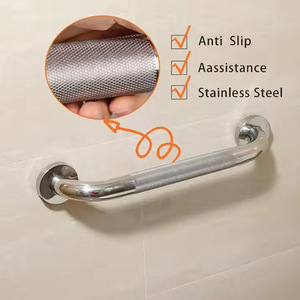 Main courante en acier inoxydable Jutai 304 pour salle de bain, rail de sécurité pour toilettes avec vis et chevilles, design moderne et simple - Product Image 3