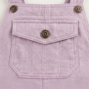 Robe Salopette en Velours Côtelé pour Bébé Fille, T-shirt en Coton à Manches Longues, Salopette Décontractée pour Tout-petits, Tenue Décontractée pour Enfants avec Broderie Douce - Product Image 5