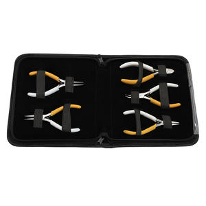 Durston Basics – ensemble de pinces compactes de 115 mm, 5 pièces, avec étui à fermeture éclair, pour débutants en fabrication de bijoux - Product Image 3