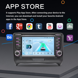 <span class=keywords><strong>Autoradio</strong></span> <span class=keywords><strong>2</strong></span> <span class=keywords><strong>Din</strong></span> LELV pour <span class=keywords><strong>Audi</strong></span> <span class=keywords><strong>TT</strong></span> <span class=keywords><strong>Mk2</strong></span> 2006-2014, système multimédia stéréo GPS Navi, Carplay, systèmes intelligents, vidéo - Product Image 3