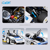 Cada C63007 1:10 MOC 787B Modèle de Voiture de Course Super Sportive en Briques, Jouets de Construction pour Adultes, Cadeau, Ensembles de Blocs de Construction