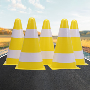 Cono de Tráfico Reflectante de <span class=keywords><strong>Cabeza</strong></span> Redonda de 23 cm, Equipo de Entrenamiento de Agilidad para Ejercicios Deportivos de Fútbol - Product Image 3