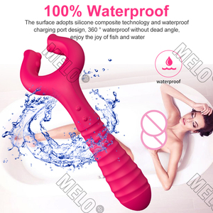 Melo New Silicone G Spot Stimulate <b>Vibrators</b> Dildo Nipple Clip Masturbate <b>Vibrator</b> Adults Sex Toys <b>for</b> Women <b>Men</b> Couple - Product Image 3