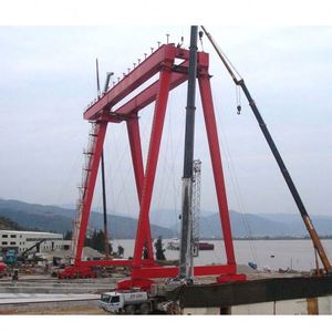 Ingeniería de pórtico <span class=keywords><strong>el</strong></span> diseño de la grúa para levantar la piedra y puente de hormigón - Product Image 2
