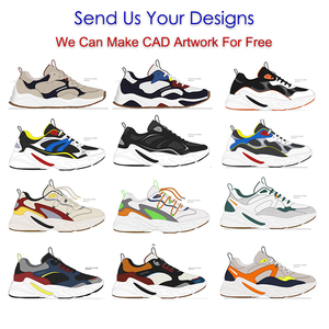 Chaussures <span class=keywords><strong>de</strong></span> course et <span class=keywords><strong>de</strong></span> marche respirantes, originales, <span class=keywords><strong>de</strong></span> luxe, personnalisées, dernières tendances, en maille Fly Knit, décontractées, pour femmes et hommes - Product Image 5