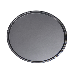 <span class=keywords><strong>Teglia</strong></span> per Pizza Antiaderente in Acciaio al Carbonio da <span class=keywords><strong>32</strong></span> <span class=keywords><strong>CM</strong></span>, Vassoio Rotondo da Forno - Product Image 5