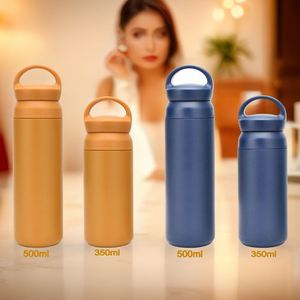 350ml 500ml Japanese Custom Logo Double Wall Insulated Bottle Thermal Mug Travel Stainless Steel <b>Coffee</b> Tumbler Handy With Lid - Product Image 3
