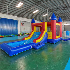 Commercial grade kids jumper slide combo 5 in1 <b>inflatable</b> bounce <b>house</b> combo unit for outdoor party&events - Product Image 4