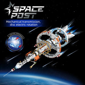 Apocalypse Star Space Rocket nave fai da te disco <span class=keywords><strong>di</strong></span> trasmissione meccanica assemblare giocattoli freccia <span class=keywords><strong>di</strong></span> <span class=keywords><strong>fuoco</strong></span> elettrica modello <span class=keywords><strong>di</strong></span> blocchi <span class=keywords><strong>di</strong></span> costruzione - Product Image 4