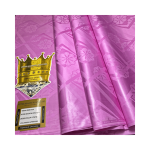 Kain renda tenun kualitas Bazin Riche Afrika untuk pria dan wanita pakaian Harian tahan air untuk Guinea gramia dan kerumunan - Product Image 2