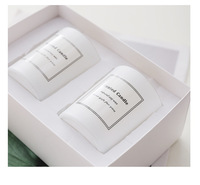 Bougie parfumée artisanale à la cire de soja avec logo personnalisé et emballage en boîte en papier pour la décoration de la maison