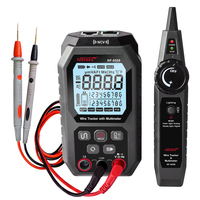 NOYAFA NF-8509 Multímetro Digital 2 en 1 con Rastreador de Cables, 1 Año de Garantía, Alta Precisión para Medición de Voltaje CA/CC de Cables de Red
