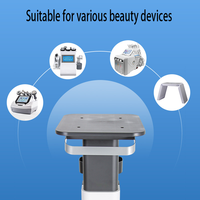 Chariot de rangement portable en ABS sur roulettes pour salon de beauté, design moderne pour usage domestique et spa, étagère à outils pour esthéticienne, support pour appareils