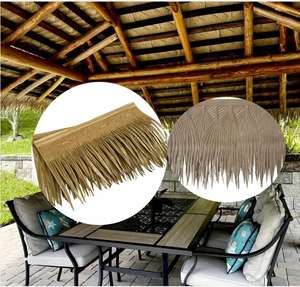 Incombustible impermeable sintético tradicional Palmex <span class=keywords><strong>Palma</strong></span> materiales de techo de paja Artificial para hoteles parques Tejas lisas - Product Image 6