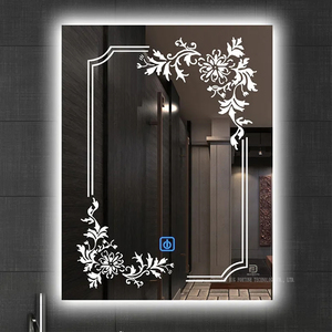 Vente en gros Espejos Inteligentes Miroirs muraux à Led rétroéclairés sans cadre Décoration intérieure <span class=keywords><strong>Miroir</strong></span> de salle de bain intelligent rectangle moderne - Product Image 1